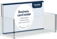 Visitekaartenbak OPUS 2 bali glashelder acryl