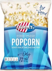 Jimmy's Popcorn zout zak van 17 g