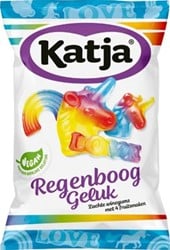 Katja Regenboog Geluk snoep zachte winegums met 4 fruitsmaken zak van 250 g