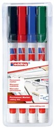 Edding stift 400 permanent marker geassorteerde kleuren (4)