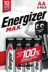 AA Batterijen Energizer Max blister van 4 stuks