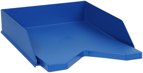 Brievenbak Quantore blauw A4 stapelbaar