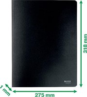 Leitz Recycle snelhechtmap, ft A4, 100 % gerecycleerde karton,  zwart-4