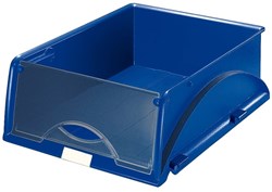 Brievenbak Leitz Sorty blauw A4 stapelbaar