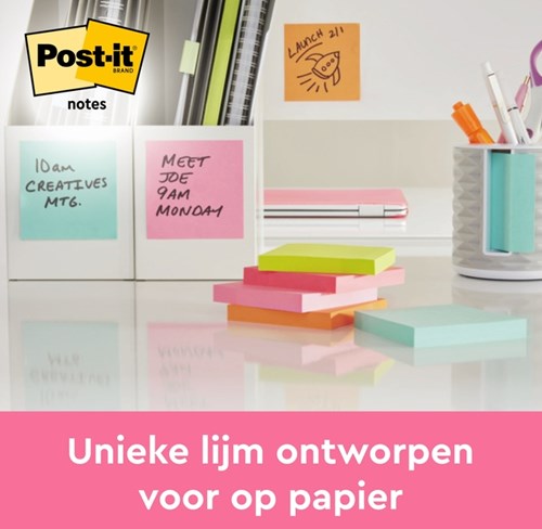 Post-it Neon Notes  76 x 76 mm geel-2