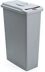 Papiercontainer Rubbermaid Slim Jim voor vertrouwelijke documenten 87 liter