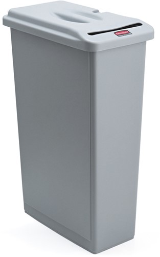 Papiercontainer Rubbermaid Slim Jim voor vertrouwelijke documenten 87 liter