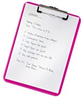 Klemplaat Leitz WOW roze A4-2