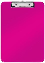 Klemplaat Leitz WOW roze A4