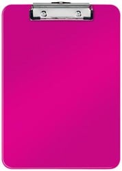 Leitz klemplaat WOW roze  Polystyrol