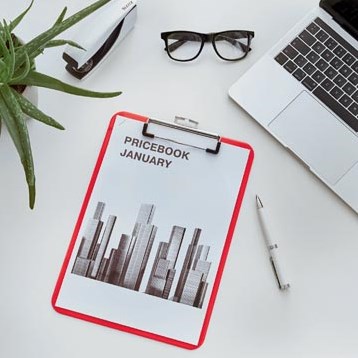 Klemplaat Leitz WOW A4 rood-3