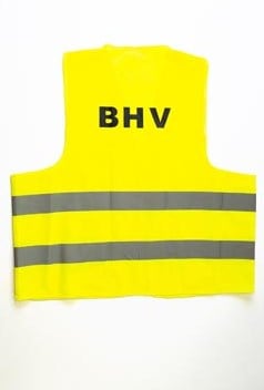 Veiligheidsvest BHV geel