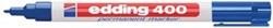 Edding stift 400 permanent marker blauw