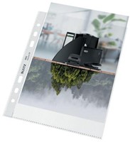 Showtassen A5 gerecycled 100 micron 6 rings gekorreld doos van 25 stuks Leitz