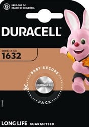 Duracell knoopcel Specialty Electronics CR1632 blister van 1 stuk
