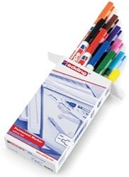 Edding stift 400 permanent marker geassorteerde kleuren (10)
