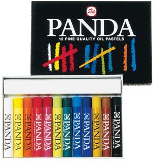 oliepastel Panda Talens 12 pastels
