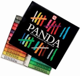 oliepastel Panda Talens 24 pastels