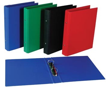 Ringmap A5 2 ringen geassorteerde kleuren