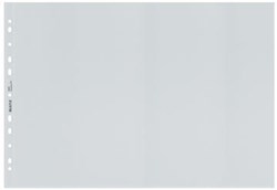 Showtassen A3 liggend gerecycled 100 micron 11 rings gekorreld doos van 25 stuks