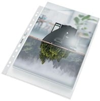 Showtassen A4 maxi gerecycled 100 micron 11 gaats pak van 25 stuks Leitz