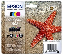 Epson 603XL Inkt T03U6 zwart + 3 kleuren multipack
