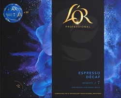 Koffiepads Douwe Egberts L'or professional discs Intensity 7, Espresso Décaf 50 stuks