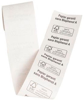 Kassarol thermisch 57mm breed x 40mm diameter pak van 10 rollen