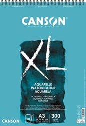 Canson schetsblok XL aquarelle 300g/m² A3 30 vel
