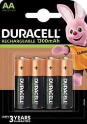 Oplaadbare batterijen Duracell Recharge Plus AA blister van 4 stuks