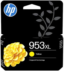 HP 953XL cartridge geel high capacity F6U18AE