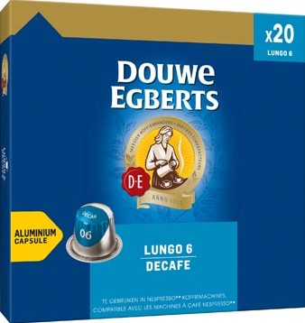 Douwe Egberts Lungo Decaf koffiecapsules pak van 20 stuks-2