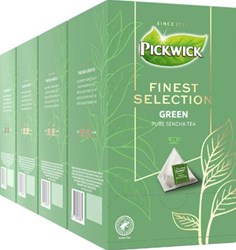 Pickwick thee finest selection, groene thee, pak van 25 zakjes