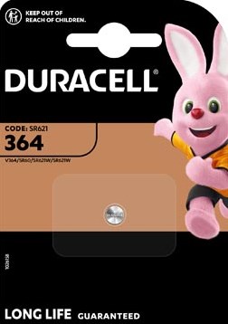 Knoopcel batterij Duracell 364 universeel 1 stuk