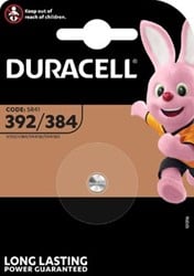 Duracell knoopcel 392/384, op blister