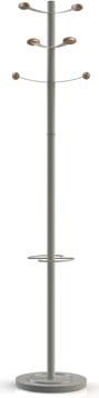 Unilux kapstok Bouquet hoogte 175 cm 6 kledinghaken grijs/hout