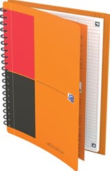 Notitieboek Harde Kaft B5 Gelinieerd Oranje Oxford INTERNATIONAL Meetingbook 160 Bladzijden