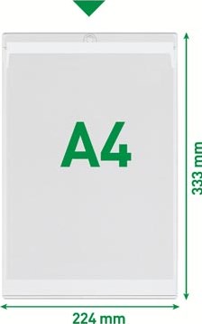 Insteekhoes en ophangoog A4 Pak van 50 stuks-3