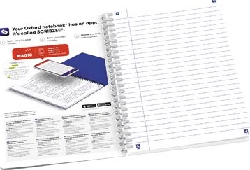 Oxford Floral softcover spiraalschrift, ft A5, 60 vel, gelijnd, 3 geassorteerde designs-2