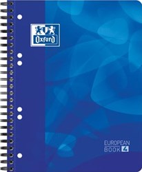 Oxford projectbook voor A5+, gelijnd 6-gaatsperforatie blauw