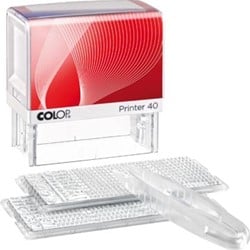 Colop doe-het-zelf stempel Printer 40 max. 6 lijnen