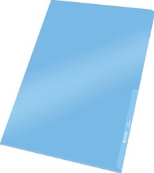 Leitz premium insteekmap blauw 150 micron 100 stuks