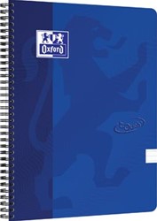 Oxford Touch spiraalblok A4 140 bladzijden blauw gelijnd