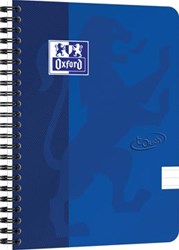 Oxford Touch spiraalblok A5 140 bladzijden blauw gelijnd