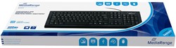 MEDIARANGE KEYBOARD QWERTY UK MROS101-UK wired black