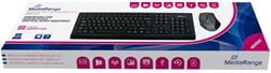 MEDIARANGE KEYBOARD+MOUSE QWERTY UK MROS104-UK wireless black