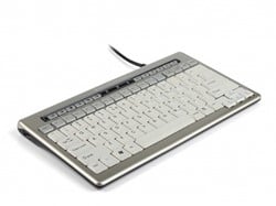 BNES840DBE BAKKER S-board 840 Design keyboard BE AZERTY BE USB silver-white