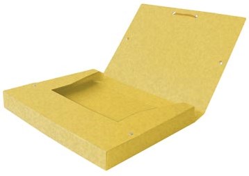Elba elastobox Oxford Top File+ rug van 2,5 cm geel-2
