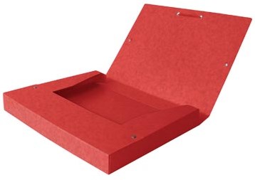 Elba elastobox Oxford Top File+ rug van 2,5 cm rood-2