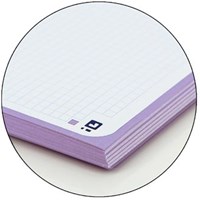 Oxford School Touch Europeanbook spiraalblok A4+ 160 bladzijden geruit 5 mm pastel paars-2
